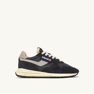 Autry Reelwind Low sneakers in black nylon and suede